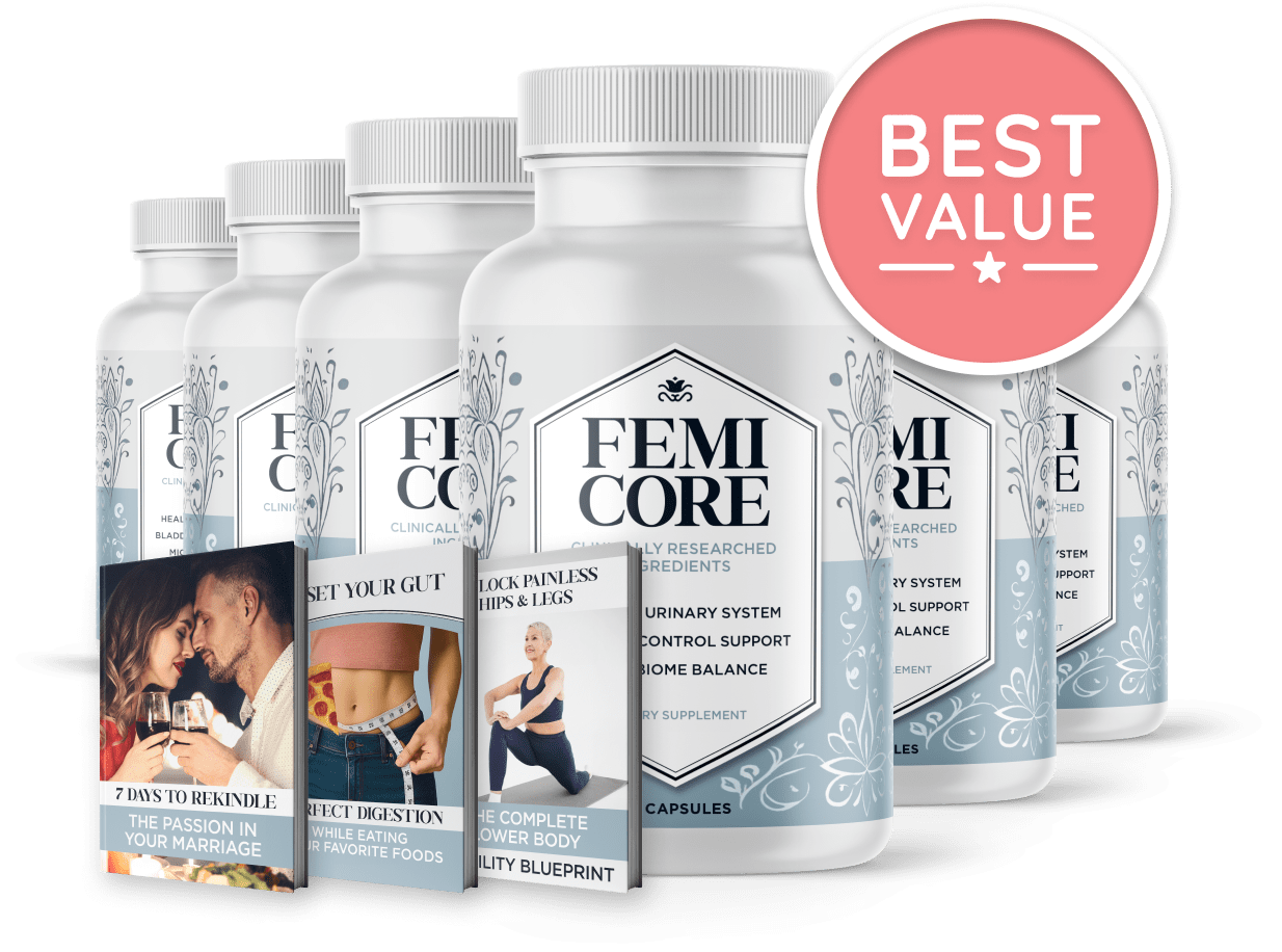 FemiCore 6 Bottle Package - Best Value